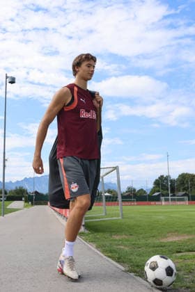 SOCCER - UEFA EL, RBS vs Mjaellby SALZBURG,AUSTRIA,26.AUG.26 - SOCCER - UEFA Europa League, play-off, Red Bull Salzburg vs Mjaellby AIF, preview, training RBS. Image shows John Mellberg (RBS).  GEPAxpictures xMathiasxMandl