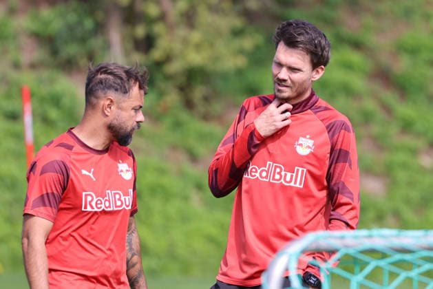 SOCCER - UEFA EL, RBS vs Mjaellby SALZBURG,AUSTRIA,26.AUG.26 - SOCCER - UEFA Europa League, play-off, Red Bull Salzburg vs Mjaellby AIF, preview, training RBS. Image shows head coach Danny Roehl (RBS).  GEPAxpictures xMathiasxMandl
