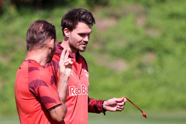 SOCCER - UEFA EL, RBS vs Mjaellby SALZBURG,AUSTRIA,26.AUG.26 - SOCCER - UEFA Europa League, play-off, Red Bull Salzburg vs Mjaellby AIF, preview, training RBS. Image shows head coach Danny Roehl (RBS).  GEPAxpictures xMathiasxMandl