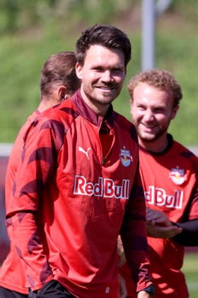SOCCER - UEFA EL, RBS vs Mjaellby SALZBURG,AUSTRIA,26.AUG.26 - SOCCER - UEFA Europa League, play-off, Red Bull Salzburg vs Mjaellby AIF, preview, training RBS. Image shows head coach Danny Roehl (RBS).  GEPAxpictures xMathiasxMandl