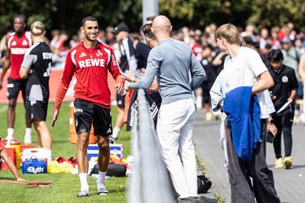 Training, 1.FC Köln, 26.08.2026 Ellyes Skhiri (1. FC Köln, 6) und Mark Uth (1. FC Köln, Ex-Spieler) Training, 1.FC Köln, 26.08.2026 DFL regulations prohibit any use of photographs as image sequences and or quasi video. *** Training, 1. FC Köln, August 26, 2026: Ellyes Skhiri (1. FC Köln, 6) and Mark Uth (1. FC Köln, former player). Training, 1. FC Köln, August 26, 2026: DFL regulations prohibit any use of photographs as image sequences and or quasi-video. Copyright: xBEAUTIFULxSPORTS Buriakovx