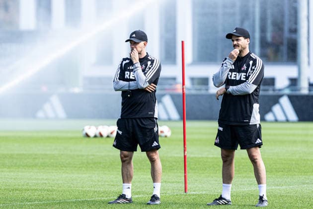 Training, 1.FC Köln, 26.08.2026 Rene Wagner (Cheftrainer), Max Weuthen (Athletik-Trainer) Training, 1.FC Köln, 26.08.2026 DFL regulations prohibit any use of photographs as image sequences and or quasi video. *** Training, 1. FC Köln, August 26, 2026; Rene Wagner, Head Coach; Max Weuthen, Athletic Trainer; Training, 1. FC Köln, August 26, 2026; DFL regulations prohibit any use of photographs as image sequences and or quasi-video Copyright: xBEAUTIFULxSPORTS Buriakovx