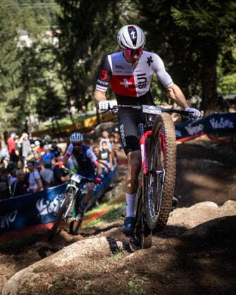 2026 UCI Mountain Bike World Championships Picture by Michal Cerveny SWpix.com - 26 08 2026 - Cycling - 2026 UCI Mountain Bike World Championships - Val di Sole, Trentino, Italy - E-MTB - Joris Ryf (Switzerland) Val di Sole Val di Sole Italy Copyright: x xSWpix.comx(t axPhotographyxHubxLtd)xMichalxCerveny SWpix.comx SWP-3030-19517
