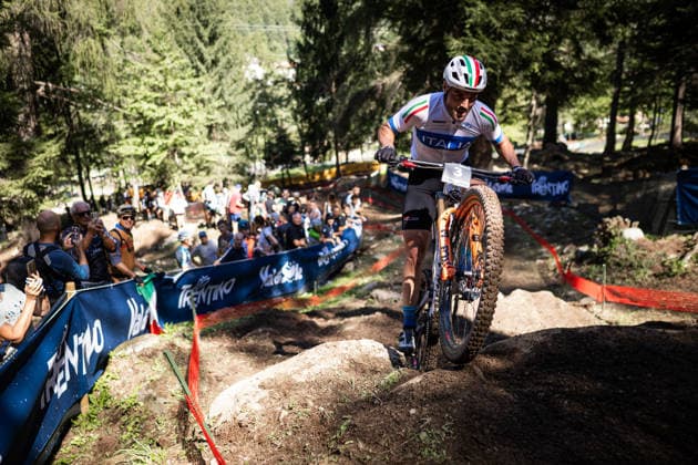 2026 UCI Mountain Bike World Championships Picture by Michal Cerveny SWpix.com - 26 08 2026 - Cycling - 2026 UCI Mountain Bike World Championships - Val di Sole, Trentino, Italy - E-MTB - Mirko Tabacchi (Italy) Val di Sole Val di Sole Italy Copyright: x xSWpix.comx(t axPhotographyxHubxLtd)xMichalxCerveny SWpix.comx SWP-3030-19520