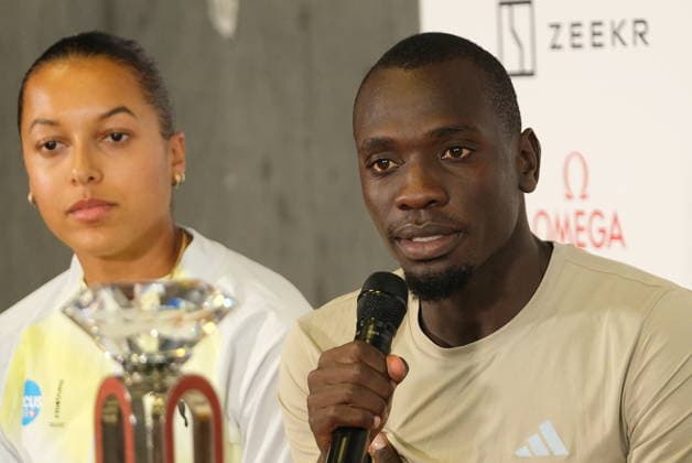 RECORD DATE NOT STATED Kenian 800m Emmanuel Wanyonyi during the press conference, PK, Pressekonferenz at Weltklasse 2026, the Zurich sta<ge of Diamond League Copyright: xSergioxBrunettix