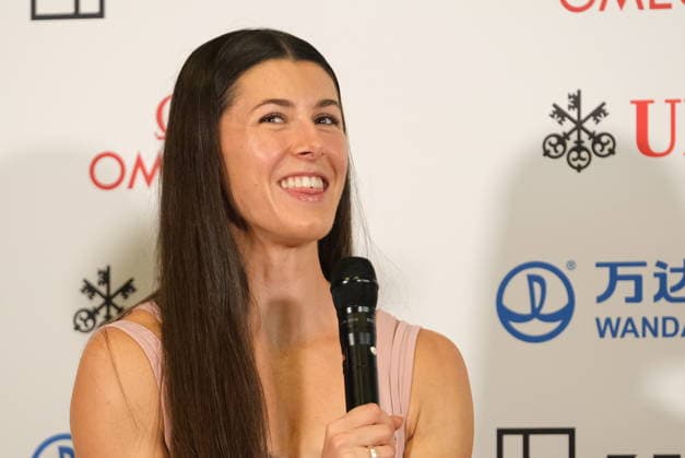 RECORD DATE NOT STATED British 100M Amy Hunt during the press conference, PK, Pressekonferenz at Weltklasse 2026, the Zurich stage of Diamond League Copyright: xSergioxBrunettix
