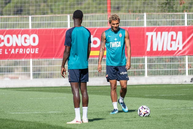AS Monaco Training - Monaco Paris Brunner seen during training session of AS Monaco Football Club before the Europa League Conference match against Polish team Gornik Zabrze taken place in Stade Louis II on August 27, in AS Monaco training center in La Turbie, France on August 26, 2026. Photo by Laurent Coust ABACAPRESS.COM LA TURBIE Monaco  Copyright: xCoustxLaurent ABACAx