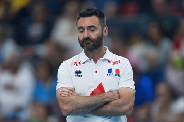 260826 Head coach Cesar Hernandez of France during the CEV EuroVolley 2026 group stage volleyball match between France and Italy on August 26, 2026 in Gothenburg. Photo: Mathias Bergeld BILDBYRAN kod MB MB1407 volleyboll volleyball cev eurovolley 2026 volleyboll-em france italy day 6 dam bbeng frankrike italien women kvinnerfrankrike france Copyright: MATHIASxBERGELD BB260826MB012
