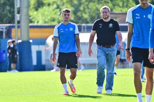 26.08.2026, Fußball, Herren, 2.BL, Saison 2026 2027, Training Holstein Kiel Neuzugang Gyan de Regt Kiel, Projensdorf Projensdorf, Trainigsplatz Schleswig-Holstein Deutschland *** August 26, 2026, Soccer, Men s, 2nd Division, 2026–2027 Season, Practice: Holstein Kiel s New Signing Gyan de Regt in Kiel, Projensdorf, Projensdorf, Practice Field, Schleswig-Holstein, Germany