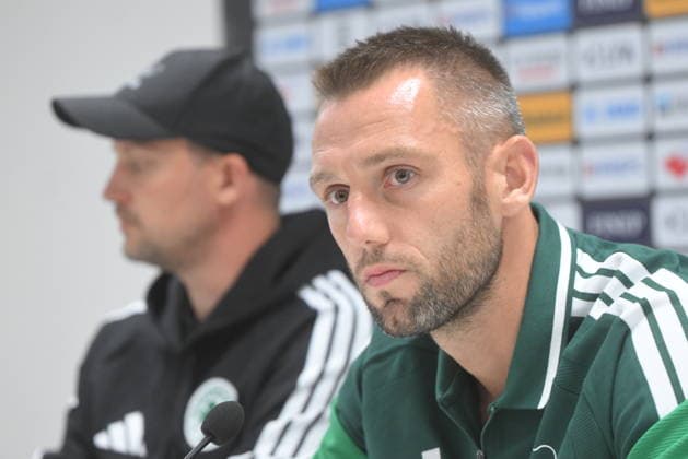 Stefan de Vrij at the press conference, PK, Pressekonferenz of the Panathinaikos FC Athens team before the return match of the 4th preliminary round of the UEFA Conference League: FC Hradec Kralove vs Panathinaikos FC Athens, in Hradec Kralove, Czech Republic, on August 26, 2026. (CTKxPhoto JosefxVostarek) CTKPhotoP2026082606258  CTKPhotoP2026082606258