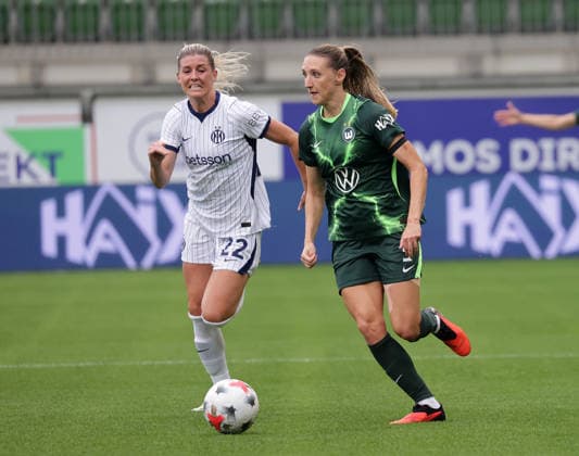 Fussball, Frauen, Saison 2026 2027, Womens Champions LeagueQualifikation, 3.Runde, VfL Wolfsburg gegen Inter Mailand