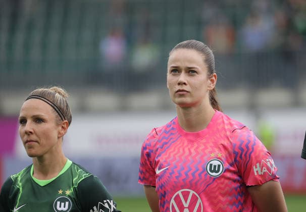 Stina Johannes (VfL Wolfsburg) Fussball, Frauen, Saison 2026 2027, Womens Champions LeagueQualifikation, 3.Runde, VfL Wolfsburg gegen Inter Mailand