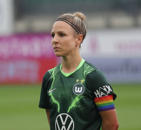 Svenja Huth (VfL Wolfsburg) Fussball, Frauen, Saison 2026 2027, Womens Champions LeagueQualifikation, 3.Runde, VfL Wolfsburg gegen Inter Mailand