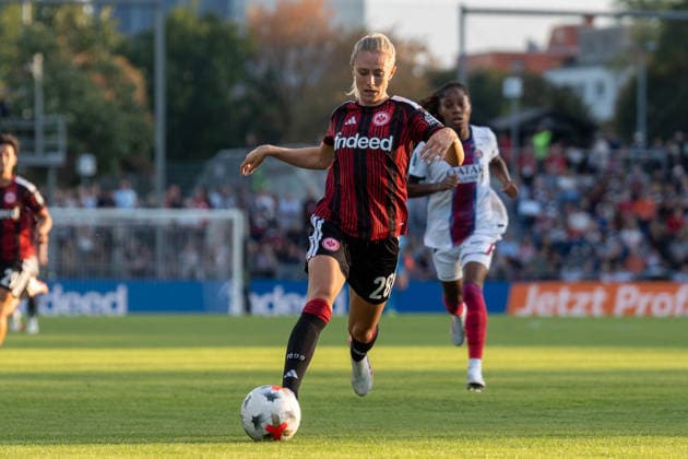 26.08.2026, xhfmx, Fussball UEFA Woman CLQ Runde 3, Eintracht Frankfurt Frauen - Paris Saint Germain Frauen Rebecka Blomqvist (Eintracht Frankfurt, 28). Frankfurt
