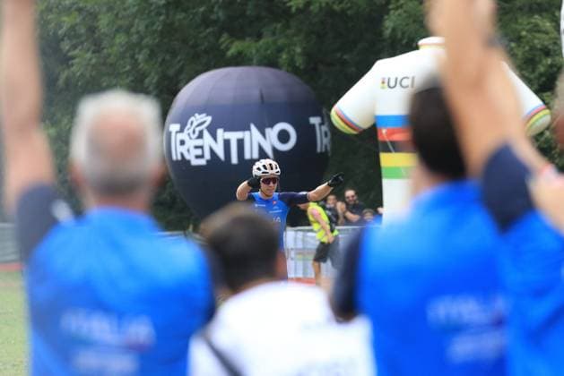 Mountain Bike Cycling World Championships UCI 2026 Pierre Teyssot MAXPPP ; Mountain Bike Cycling World Championships UCI 2026 in Commezzadura on August 26, 2026. Cross Country Mixed Team Relay Race, in action Fabio Bassignana (Italy) Pierre Teyssot Maxppp Commezzadura Val di Sole - Trentino Italy  Copyright: xMAXPPPxPierrexTeyssotx TEY79938 TEY79938