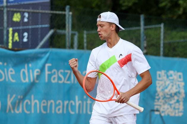 im Bild, Tom Bittner (GER), Alec Beckley (ZAF) Vasilios Caripi (ZAF) vs. Tom Bittner (GER) Noah Thurner (GER), ATP, Tennis Herren Challenger Schwaben Open, Herren, Doppel, Tennis, Achtelfinale, 26.08.2026 Augsburg Bayern Deutschland
