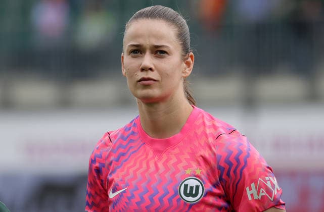 Stina Johannes (VfL Wolfsburg) Fussball, Frauen, Saison 2026 2027, Womens Champions LeagueQualifikation, 3.Runde, VfL Wolfsburg gegen Inter Mailand, 2-0