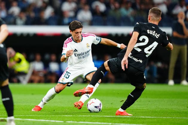 Real Madrid v Real Sociedad - LaLiga EA Sports 2026 27 MD1 Arda Güler of Real Madrid CF is seen during the LaLiga EA Sports 2026 27 match between Real Madrid CF and Real Sociedad at Santiago Bernabeu on August 26, 2026 in Madrid, Spain. Madrid Santiago Bernabeu Madrid Spain Copyright: xGokhanxTanerx xPSxImagesxGokhanxTanerx
