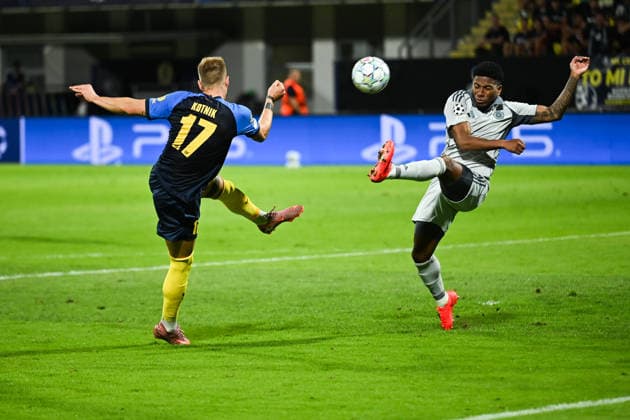 NK Celje vs. SK Slovan Bratislava in the UEFA Champions League play-off round. Andrej Kotnik in action during NK Celje vs. SK Slovan Bratislava in the UEFA Champions League play-off round. celje Slovenia  Copyright: xNikxErikxNeubauerx DSC_5684