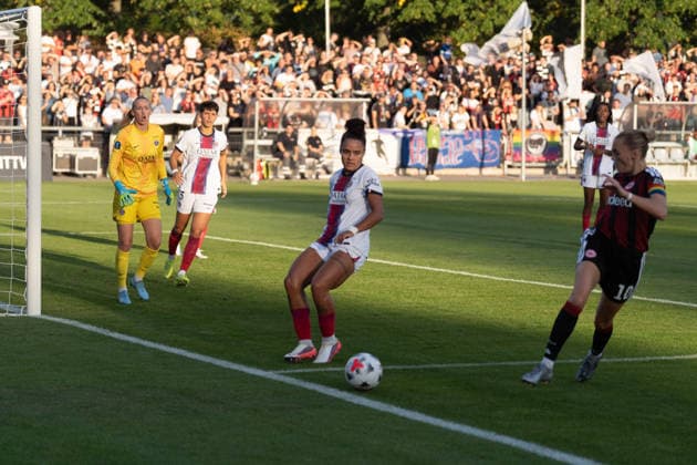 26.08.2026, xhfmx, Fussball UEFA Woman CLQ Runde 3, Eintracht Frankfurt Frauen - Paris Saint Germain Frauen Frankfurt