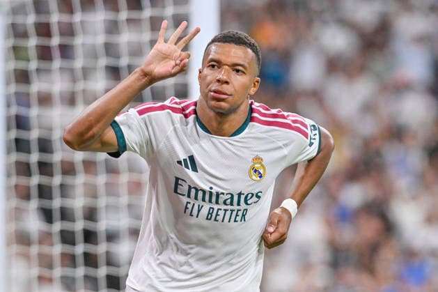 August 26, 2026, Madrid, Madrid, Spain: 10 KYLIAN MBAPPE of Real Madrid CF ( HAD TREE ) during the match on the second matchday of the 2026 27 National League First Division Championship between REAL MADRID C.F. and REAL SOCIEDAD, played at the Bernabo u Stadium on August 26, 2026, in Madrid, Spain. REAL MADRID C.F. Vs. REAL SOCIEDAD - 2026 27 National League First Division Championship (08 26 26)  - ZUMAc312 20260826_zsp_c312_173 Copyright: xOscarxManuelxSanchezx