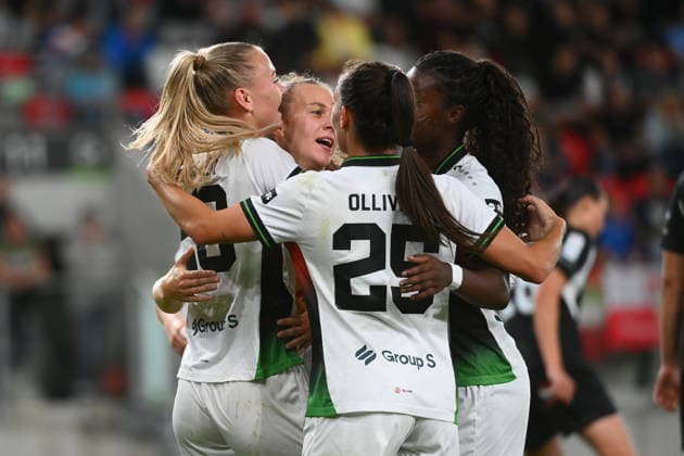 SOSNOWIEC 26.08.2026 MECZ III RUNDA KWALIFIKACJI LIGA MISTRZOW SEZON 2026 27 CZARNI SOSNOWIEC - OUD-HEVERLEE LEUVEN -- UEFA WOMEN S CHAMPIONS LEAGUE QUALIFYING THIRD ROUND MATCH CZARNI SOSNOWIEC - OUD-HEVERLEE LEUVEN ISABELLA DEKKER OH LEUVEN RADOSC FOT. KRZYSZTOF HELIOS 400MM NEWSPIX.PL --- newspix.pl 