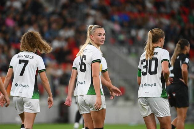 SOSNOWIEC 26.08.2026 MECZ III RUNDA KWALIFIKACJI LIGA MISTRZOW SEZON 2026 27 CZARNI SOSNOWIEC - OUD-HEVERLEE LEUVEN -- UEFA WOMEN S CHAMPIONS LEAGUE QUALIFYING THIRD ROUND MATCH CZARNI SOSNOWIEC - OUD-HEVERLEE LEUVEN ISABELLA DEKKER FOT. KRZYSZTOF HELIOS 400MM NEWSPIX.PL --- newspix.pl 
