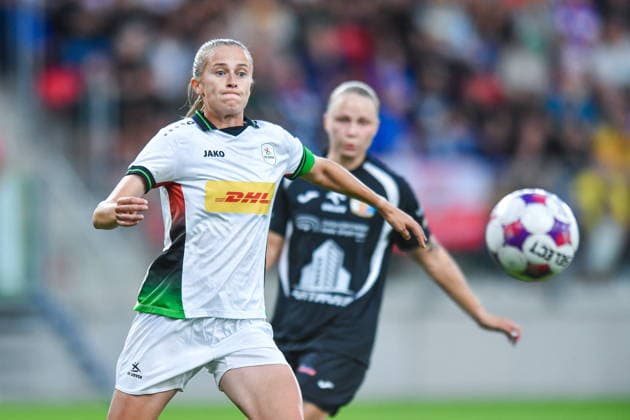 2026.08.26 Sosnowiec Pilka nozna kobiet UEFA Liga Mistrzyn Liga Mistrzow Sezon 2026 2027 Czarni Sosnowiec - Oud-Heverlee Leuven N z Julie Biesmans Foto Marcin Bulanda PressFocus 2026.08.26 Sosnowiec Football Women UEFA Champions League Qualifying Round Season 2026 2027 Czarni Sosnowiec - Oud-Heverlee Leuven Julie Biesmans Credit: Marcin Bulanda PressFocus NEWSPIX.PL --- newspix.pl 
