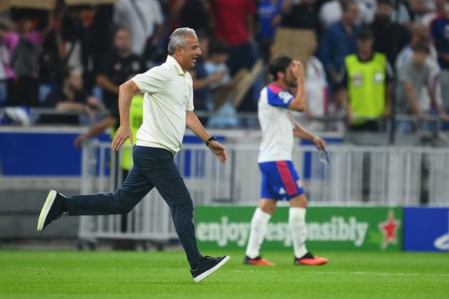 Olympique Lyon v Fenerbahce - UEFA Champions League LYON, FRANCE - AUGUST 26: Fenerbahce head coach Ismail Kartal celebrates at the end of a UEFA Champions League playoff round second-leg match between Olympique Lyon and Fenerbahce at Groupama Stadium in Lyon, France on August 26, 2026. Arif Hudaverdi Yaman Anadolu Lyon France. Editorial use only. Please get in touch for any other usage.  Copyright: x2026xAnadoluxArifxHudaverdixYamanx