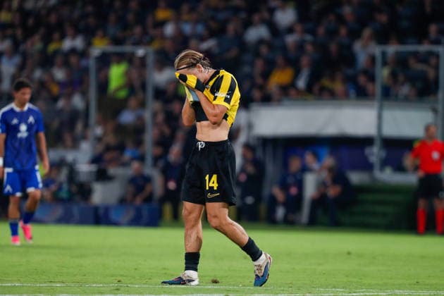 AEK Athens v PFC Levski Sofia UEFA Champions League Lovro Majer of AEK Athens during the UEFA Champions League Play-Off Second Leg match at AEK Arena, Athens 26 08 2026 UK Newspapers OUT Copyright: xYannisxHalasx FIL-23829-0101