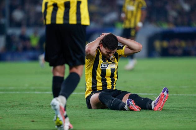 AEK Athens v PFC Levski Sofia UEFA Champions League Luka Jovic of AEK Athens during the UEFA Champions League Play-Off Second Leg match at AEK Arena, Athens 26 08 2026 UK Newspapers OUT Copyright: xYannisxHalasx FIL-23829-0106