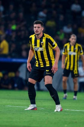 AEK Athens v PFC Levski Sofia UEFA Champions League Luka Jovic of AEK Athens during the UEFA Champions League Play-Off Second Leg match at AEK Arena, Athens 26 08 2026 UK Newspapers OUT Copyright: xYannisxHalasx FIL-23829-0108
