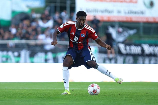 5 Joel Agyekum (Hamburger SV U21, U 21 Fußball I Herren I Regionalliga Nord I Saison 2026-2027 I 5. Spieltag I VfB Lübeck - Hamburger SV U21 I 26.08.2026 I Stadion an der Lohmühle *** 5 Joel Agyekum Hamburger SV U21 Soccer I Men’s I Regionalliga Nord I 2026–2027 Season I Matchday 5 I VfB Lübeck vs. Hamburger SV U21 I August 26, 2026 I Stadion an der Lohmühle