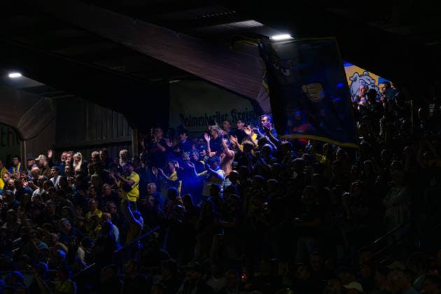 Fans SV Atlas Delmenhorst, Deutschland: Fussball, Regionalliga Nord, Saison 2026 27, 5. Spieltag, 26.08.2026, SV Atlas Delmenhorst vs BSV Kickers Emden, Stadion an der Düsternortstraße (Delmenhorst, Niedersachsen) Copyright: xLeonxFrickx