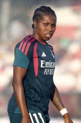 AMSTERDAM , 26-08-2026, Sportcomplex De Toekomst , Champions League Women , football , Third qualifying round 1st leg season 2026 2027 , match between Ajax and Real Madrid (women) , picture shows Real Madrid player Lineth Beerensteyn Ajax - Real Madrid (women)  x206075741x Copyright: