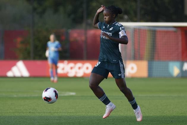AMSTERDAM , 26-08-2026, Sportcomplex De Toekomst , Champions League Women , football , Third qualifying round 1st leg season 2026 2027 , match between Ajax and Real Madrid (women) , picture shows Real Madrid player Linda Caicedo Ajax - Real Madrid (women)  x206075757x Copyright: