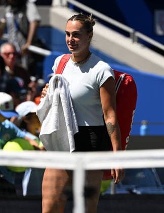 FLUSHING NY- AUGUST 26: Aryna Sabalenka is seen on the practice court during the 2026 US Open On Arthur Ashe Stadium at the USTA Billie Jean King National Tennis Center on August 26, 2026 in Flushing Queens. Copyright: xmpi04x Copyright: xIMAGO MediaPunchx