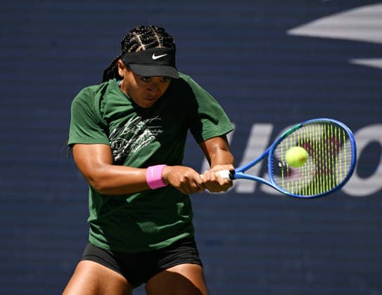 FLUSHING NY- AUGUST 26: Naomi Osaka is seen on the practice court during the 2026 US Open On Arthur Ashe Stadium at the USTA Billie Jean King National Tennis Center on August 26, 2026 in Flushing Queens. Copyright: xmpi04x Copyright: xIMAGO MediaPunchx