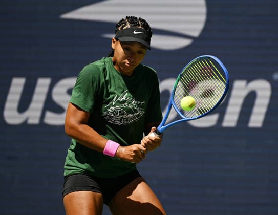 FLUSHING NY- AUGUST 26: Naomi Osaka is seen on the practice court during the 2026 US Open On Arthur Ashe Stadium at the USTA Billie Jean King National Tennis Center on August 26, 2026 in Flushing Queens. Copyright: xmpi04x Copyright: xIMAGO MediaPunchx