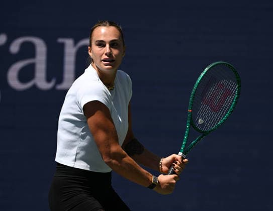 FLUSHING NY- AUGUST 26: Aryna Sabalenka is seen on the practice court during the 2026 US Open On Arthur Ashe Stadium at the USTA Billie Jean King National Tennis Center on August 26, 2026 in Flushing Queens. Copyright: xmpi04x Copyright: xIMAGO MediaPunchx