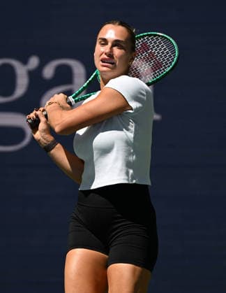 FLUSHING NY- AUGUST 26: Aryna Sabalenka is seen on the practice court during the 2026 US Open On Arthur Ashe Stadium at the USTA Billie Jean King National Tennis Center on August 26, 2026 in Flushing Queens. Copyright: xmpi04x Copyright: xIMAGO MediaPunchx