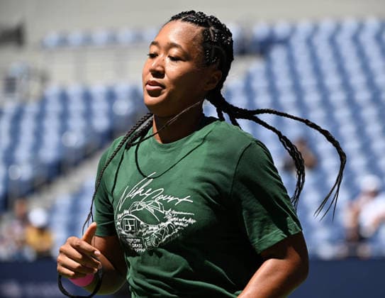 FLUSHING NY- AUGUST 26: Naomi Osaka is seen on the practice court during the 2026 US Open On Arthur Ashe Stadium at the USTA Billie Jean King National Tennis Center on August 26, 2026 in Flushing Queens. Copyright: xmpi04x Copyright: xIMAGO MediaPunchx