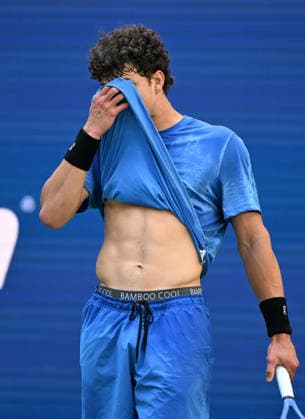 FLUSHING NY- AUGUST 26: Ben Shelton seen on the practice court during the 2026 US Open at the USTA Billie Jean King National Tennis Center on August 26, 2026 in Flushing Queens. Copyright: xmpi04 MediaPunchx