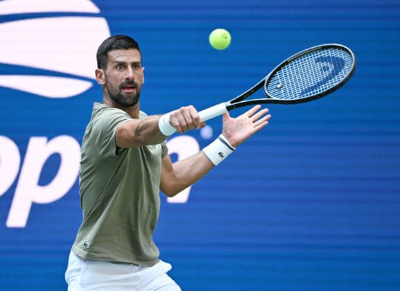 FLUSHING NY- AUGUST 26: Novak Djokovic is seen on the practice court during the 2026 US Open at the USTA Billie Jean King National Tennis Center on August 26, 2026 in Flushing Queens. Copyright: xmpi04 MediaPunchx