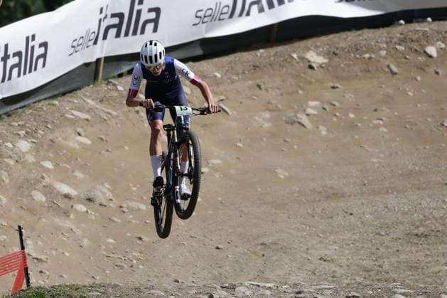 27.08.2026, Daolasa di Commezzadura, Val di Sole Bikeland, 2026 UCI MTB World Championship, WM, Weltmeisterschaft Men Junior s XCO (Cross Country Olympic) Noa Tessier 13 (FRA) Daolasa di Commezzadura Val di Sole Bikeland Trento Italy Copyright: xJustPictures.ch FrancescoxMinghettix jp-en-FrMi-MNG_0070