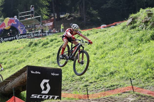 27.08.2026, Daolasa di Commezzadura, Val di Sole Bikeland, 2026 UCI MTB World Championship, WM, Weltmeisterschaft Men Junior s XCO (Cross Country Olympic) Michael Hettegger 11 (AUT) Daolasa di Commezzadura Val di Sole Bikeland Trento Italy Copyright: xJustPictures.ch FrancescoxMinghettix jp-en-FrMi-MNG_0109