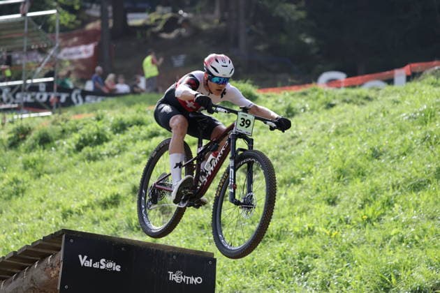 27.08.2026, Daolasa di Commezzadura, Val di Sole Bikeland, 2026 UCI MTB World Championship, WM, Weltmeisterschaft Men Junior s XCO (Cross Country Olympic) Marwan Barhoumi 39 (SUI) Daolasa di Commezzadura Val di Sole Bikeland Trento Italy Copyright: xJustPictures.ch FrancescoxMinghettix jp-en-FrMi-MNG_0131