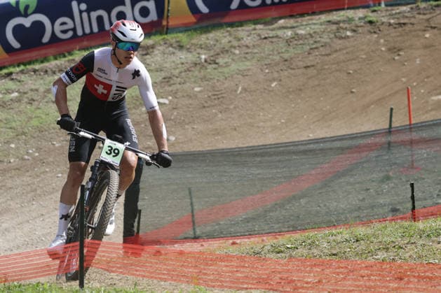 27.08.2026, Daolasa di Commezzadura, Val di Sole Bikeland, 2026 UCI MTB World Championship, WM, Weltmeisterschaft Men Junior s XCO (Cross Country Olympic) Marwan Barhoumi 39 (SUI) Daolasa di Commezzadura Val di Sole Bikeland Trento Italy Copyright: xJustPictures.ch FrancescoxMinghettix jp-en-FrMi-MNG_0202
