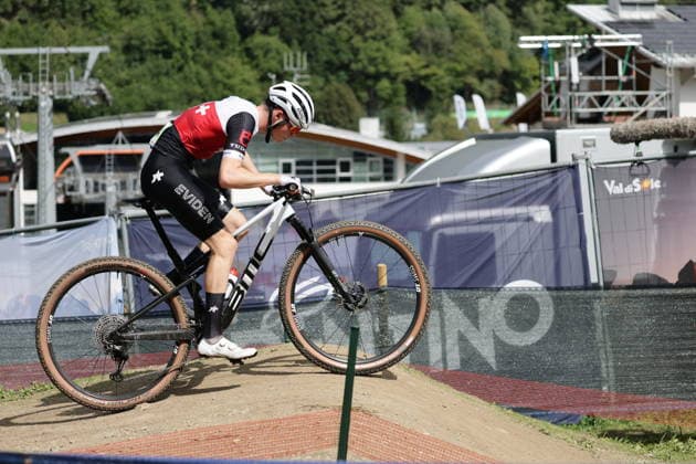 27.08.2026, Daolasa di Commezzadura, Val di Sole Bikeland, 2026 UCI MTB World Championship, WM, Weltmeisterschaft Men Junior s XCO (Cross Country Olympic) Men Gygax 46 (SUI) Daolasa di Commezzadura Val di Sole Bikeland Trento Italy Copyright: xJustPictures.ch FrancescoxMinghettix jp-en-FrMi-MNG_0234