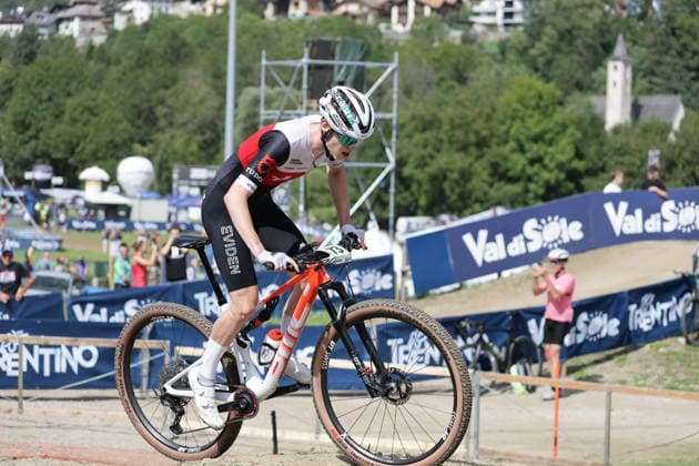 27.08.2026, Daolasa di Commezzadura, Val di Sole Bikeland, 2026 UCI MTB World Championship, WM, Weltmeisterschaft Men Junior s XCO (Cross Country Olympic) Dario Rohn 73 (SUI) Daolasa di Commezzadura Val di Sole Bikeland Trento Italy Copyright: xJustPictures.ch FrancescoxMinghettix jp-en-FrMi-MNG_0243